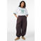 Zizzi ballon broek Plus Size - donkerbruin