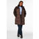 Zizzi Plus Size pufferjas - bruin