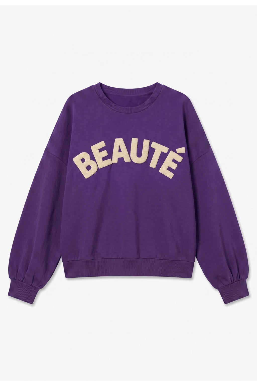 VERO MODA sweater met borduursels - paars