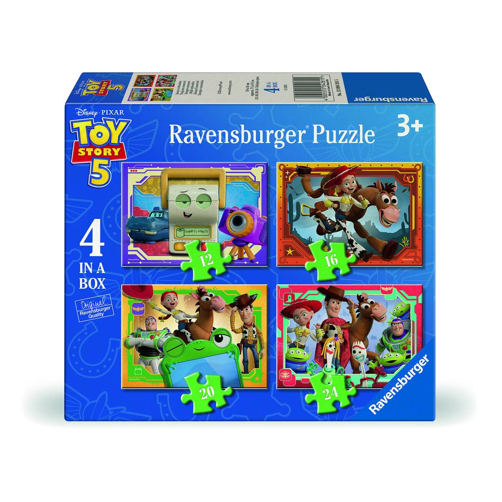Ravensburger Toy Story 5 4 in a box - 12/16/20/24 stukjes