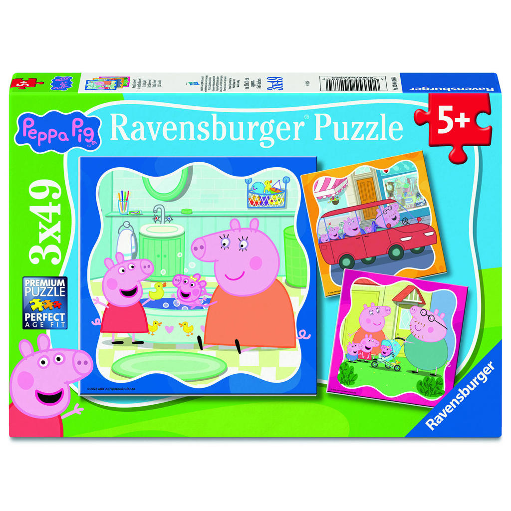 Ravensburger Peppa Pig - 2x24 stukjes