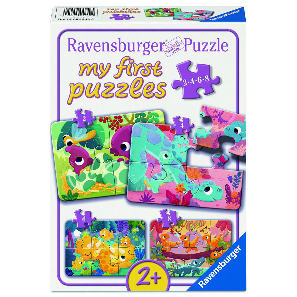 Ravensburger WT: Sweet Dinosaurs 2/4/6/8p - 2/4/6/8 stukjes