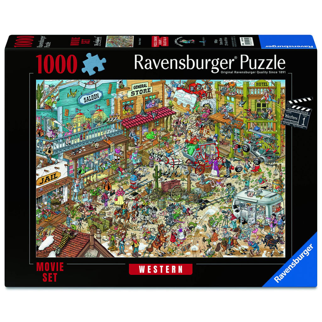 Ravensburger Movie Set 1: Western - 1000 stukjes