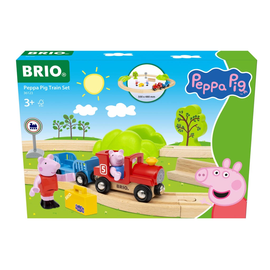 Ravensburger BRIO World Peppa Pig Train Set