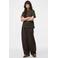 PIECES oversized T-shirt - donkergroen