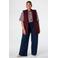 MS Mode gilet - donkerrood