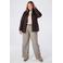 MS Mode gewatteerde tussenjas Plus Size - bruin