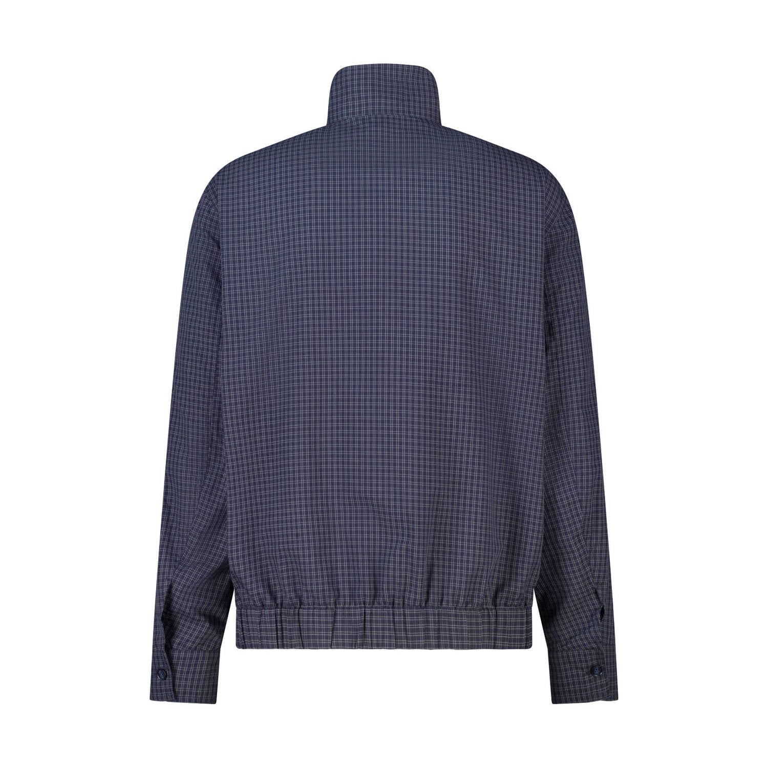 America Today relaxed fit geruit overshirt donkerblauw grijs