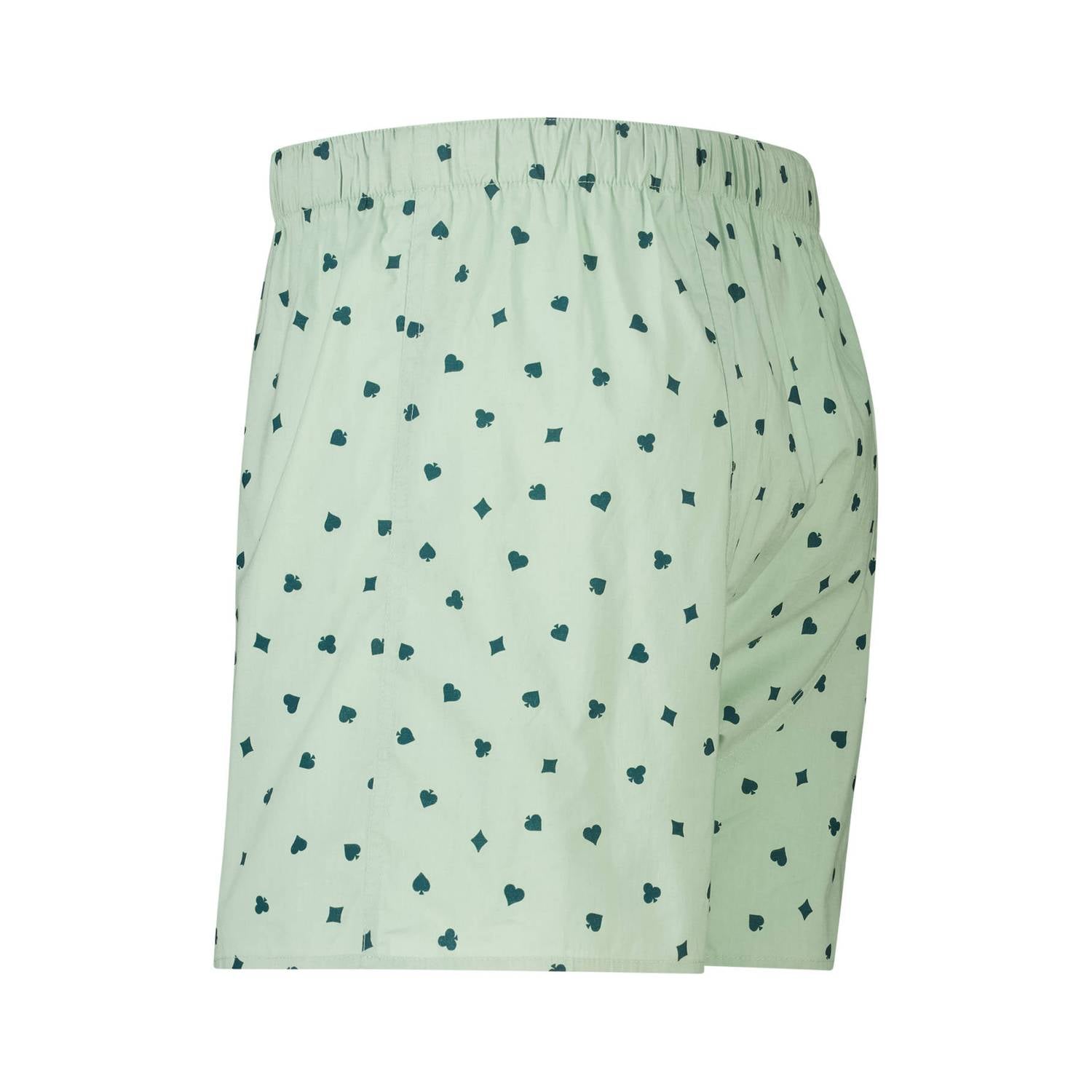 America Today wijde boxershort met print lichtgroen