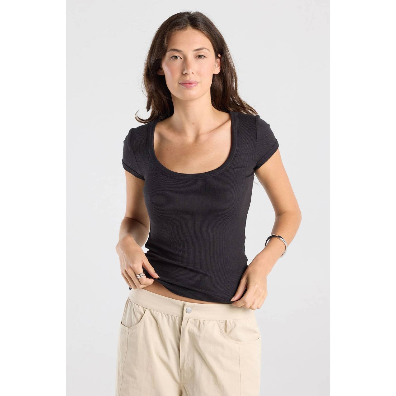 America Today top zwart