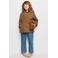 Mango Kids katoenen parka - bruin