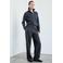 Mango wide leg broek - grijsblauw