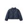 Mango Kids gewatteerde winterjas - marineblauw