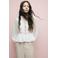 MANGO TEEN blouse met peplum - ecru