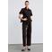 Mango jumpsuit met ceintuur - bruin