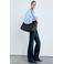 Mango blouse met borduursels en ruches - blauw