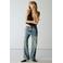 Mango top met pailletten - bruin
