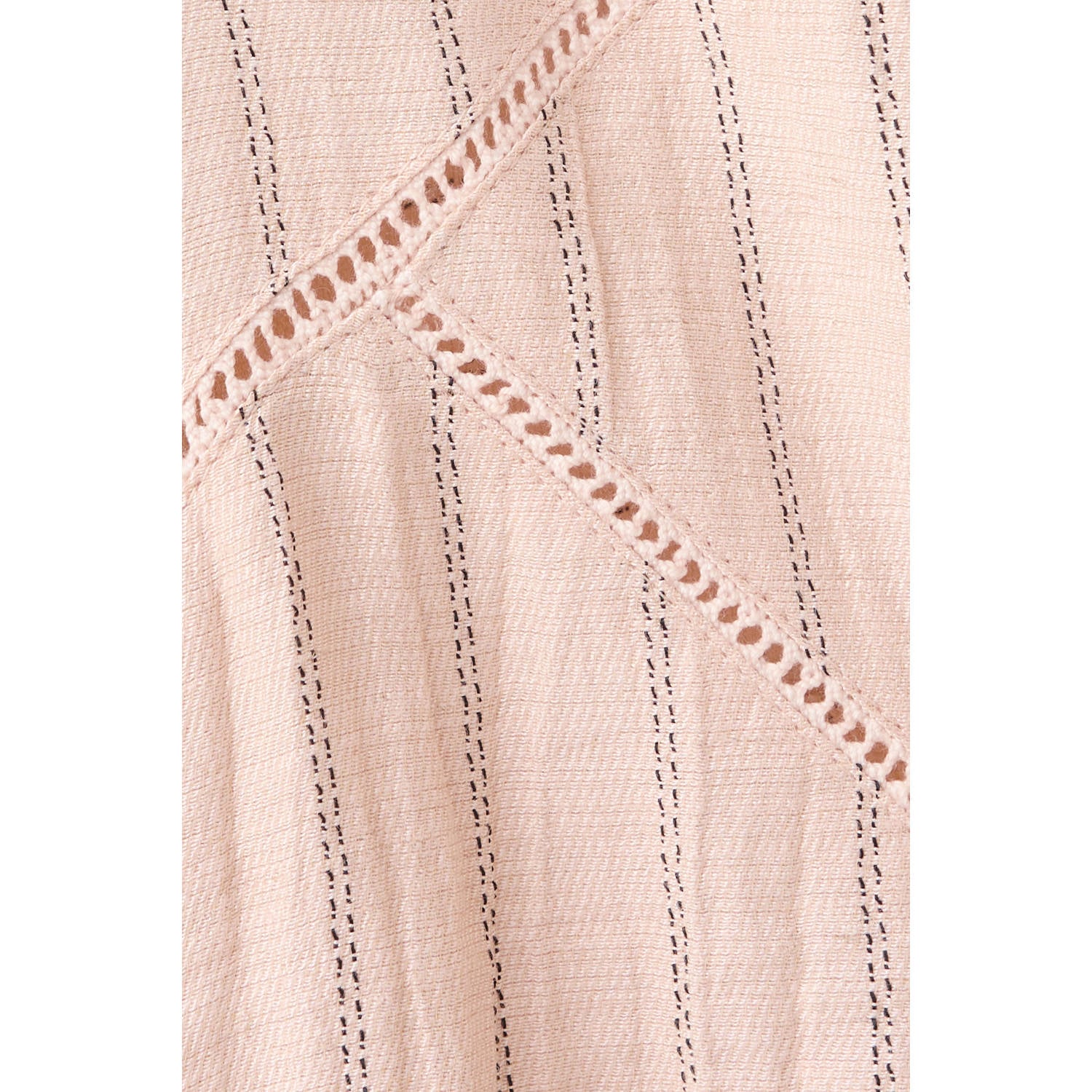 MANGO TEEN gestreepte blouse lichtroze