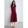 Mango midi zomerjurk - rood