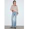 Mango Fiona flared jeans - middelblauw