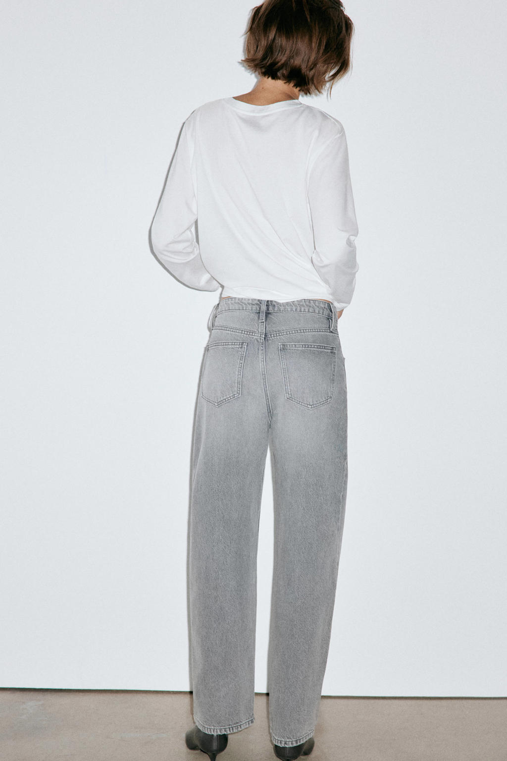Mango barrel jeans - grijs