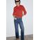 Mango high waist regular fit jeans - mediumblauw
