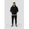 Malelions regular fit hoodie met backprint - zwart