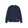 Malelions gebreide trui met logo - marineblauw