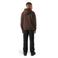 Malelions hoodie met print - donkerbruin