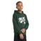 Malelions hoodie met print - groen