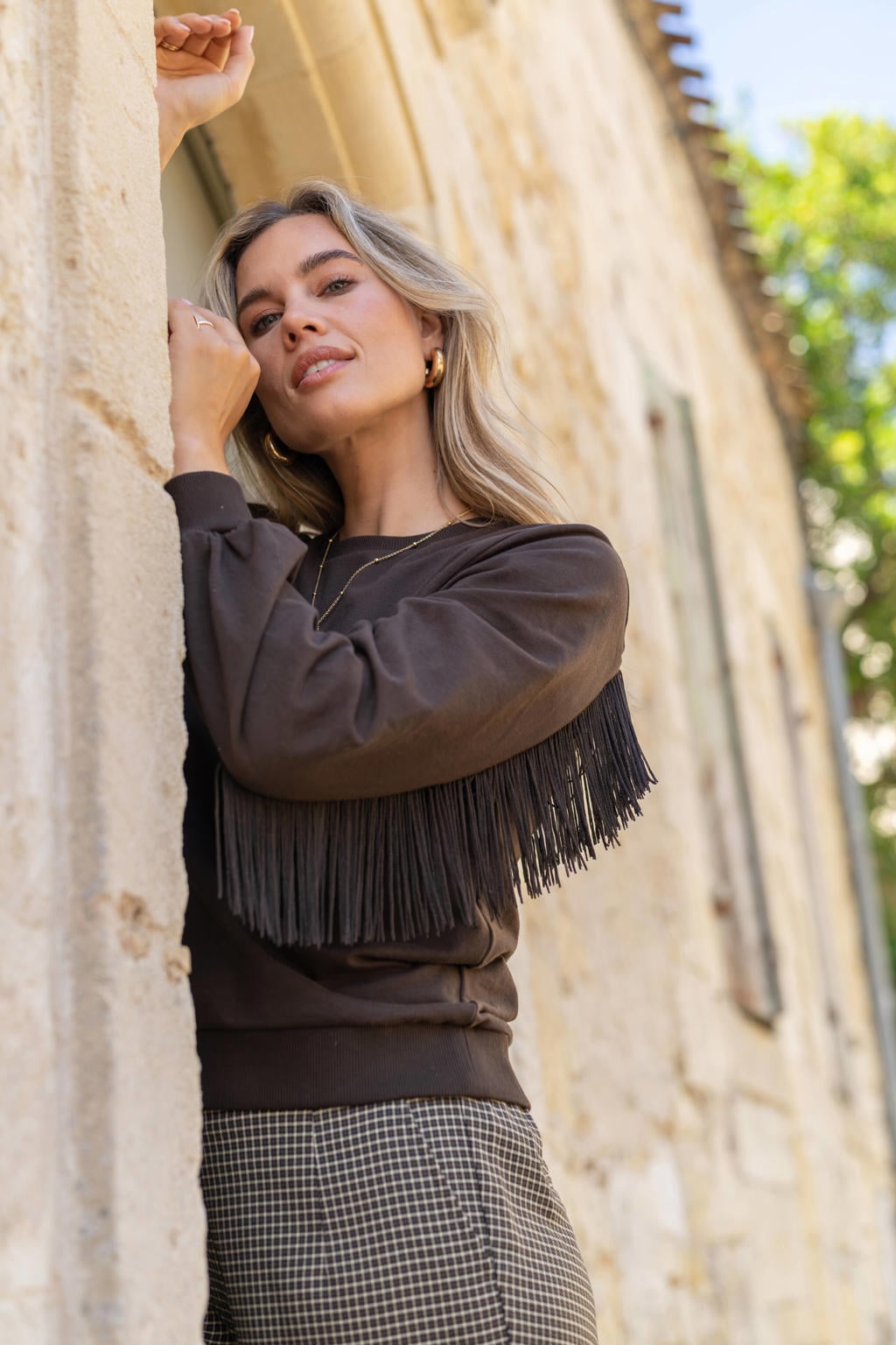 Elvira Collections sweater - bruin