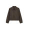 Elvira Collections geruite jas - donkerbruin