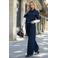Elvira Collections wide leg jeans - donkerblauw