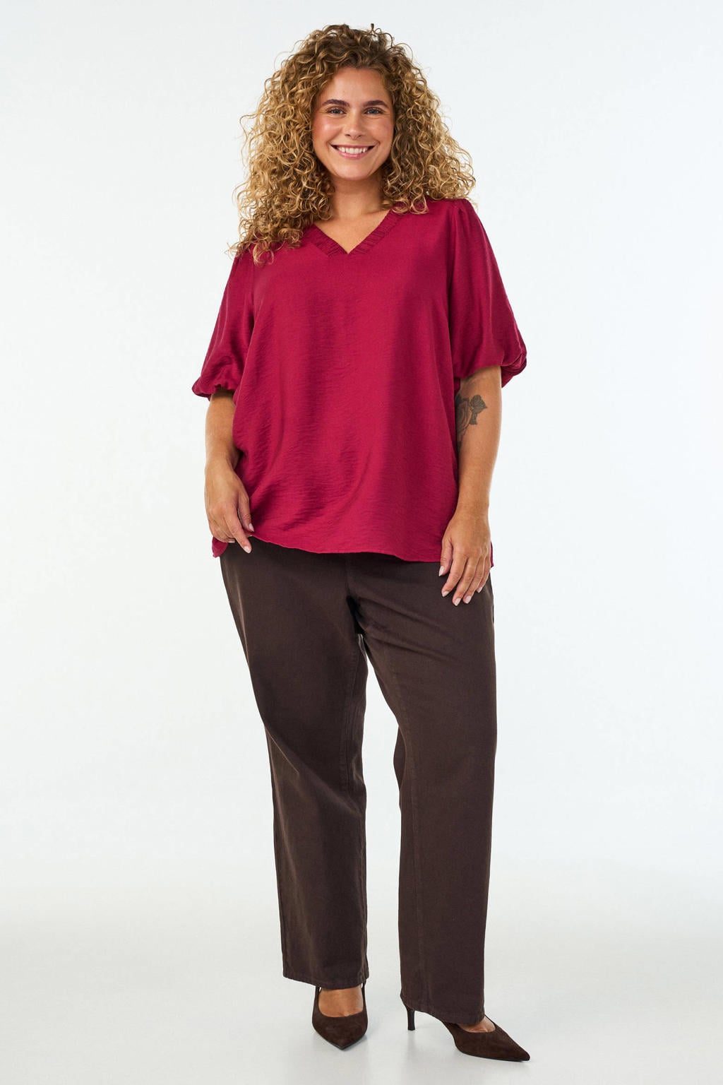Zizzi Plus Size top - rood