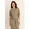 Expresso gebreide trui met wol - taupe