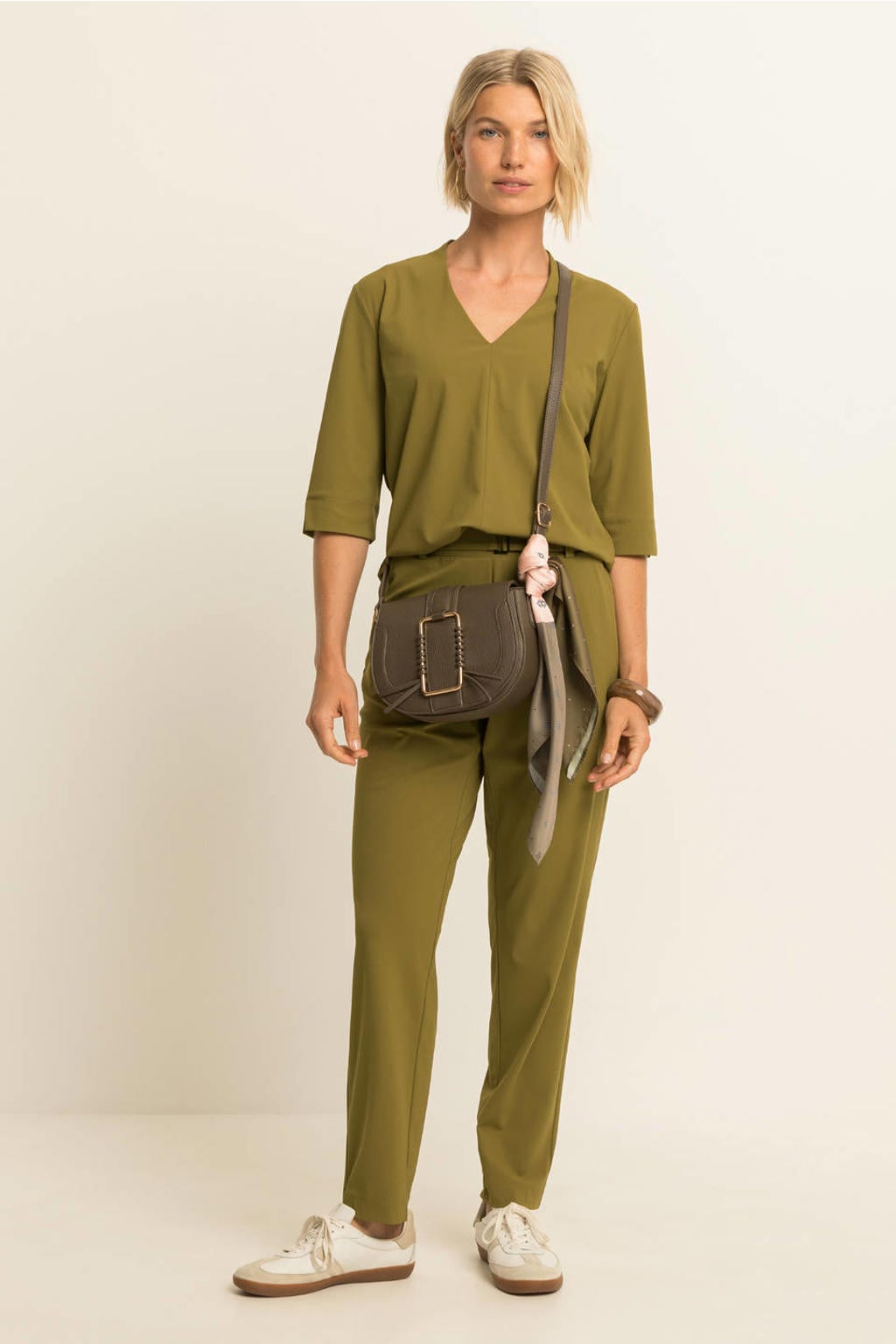 Groene dames Expresso Travelstof top