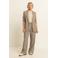 Expresso getailleerde blazer met wol - beige