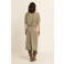 Expresso midi rok met wol - taupe