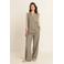 Expresso straight leg broek met wol - taupe