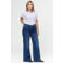 Fox Factor Plus Size high waist flared jeans - medium blue