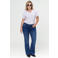 Fox Factor Plus Size flared jeans - mediumblauw