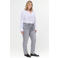 Fox Factor Plus Size straight leg jeans - grijs