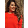 Zoso sweater met tekst - rood