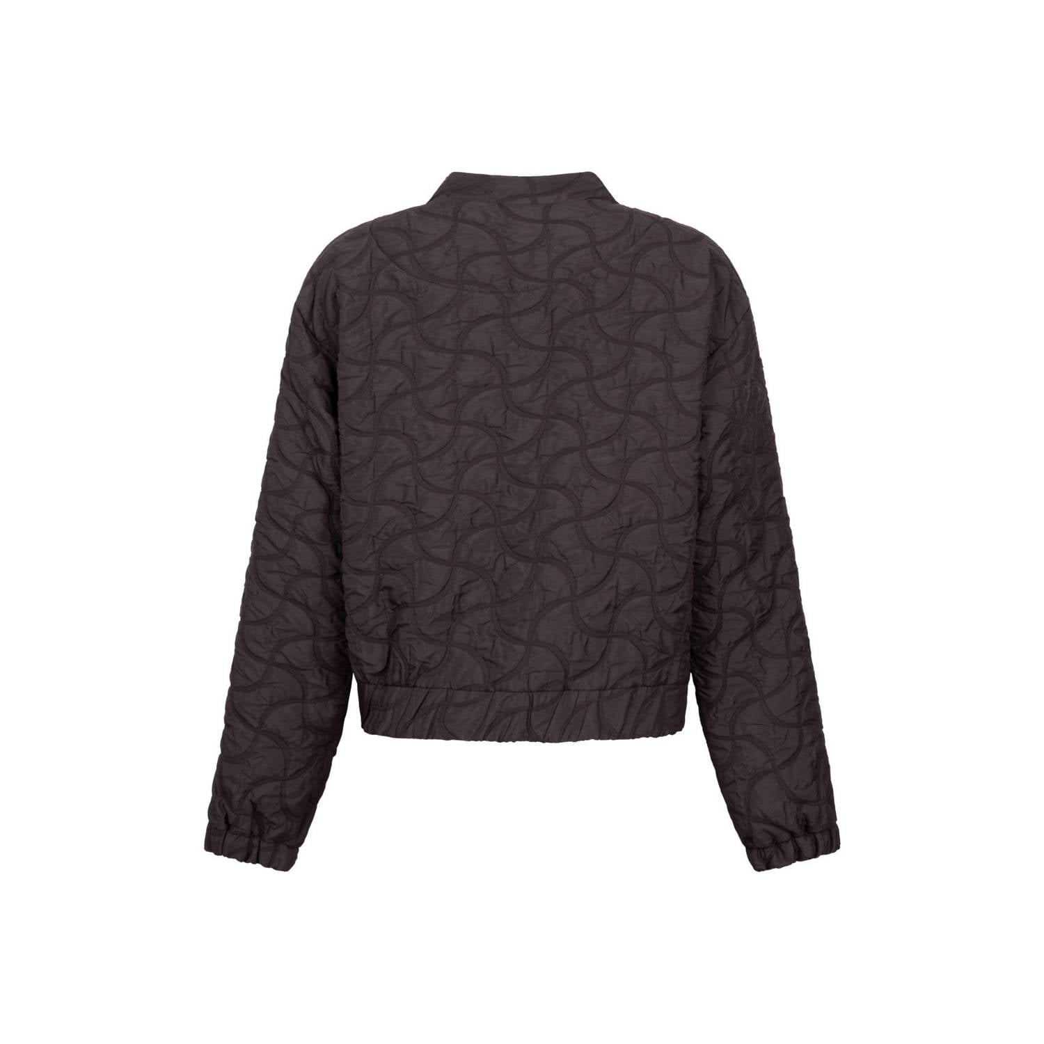 Zoso quilted jas donkerbruin