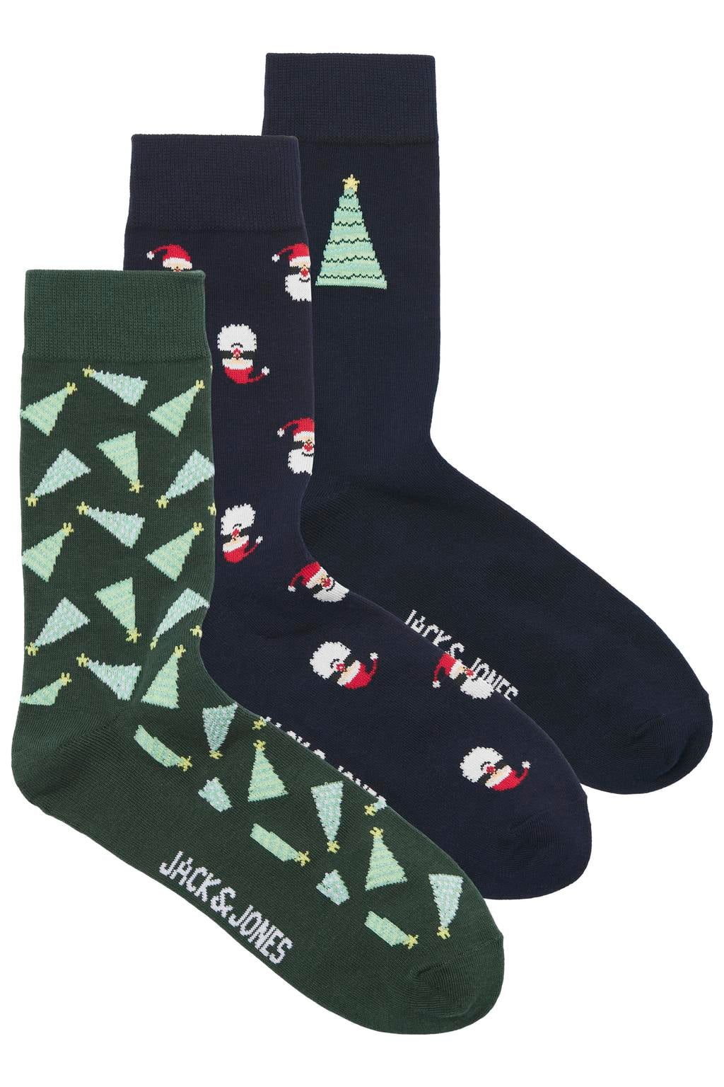 JACK & JONES sokken JACXMAS - set van 3 multi