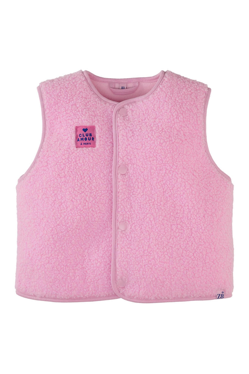 Z8 mini teddy gilet Nicole roze