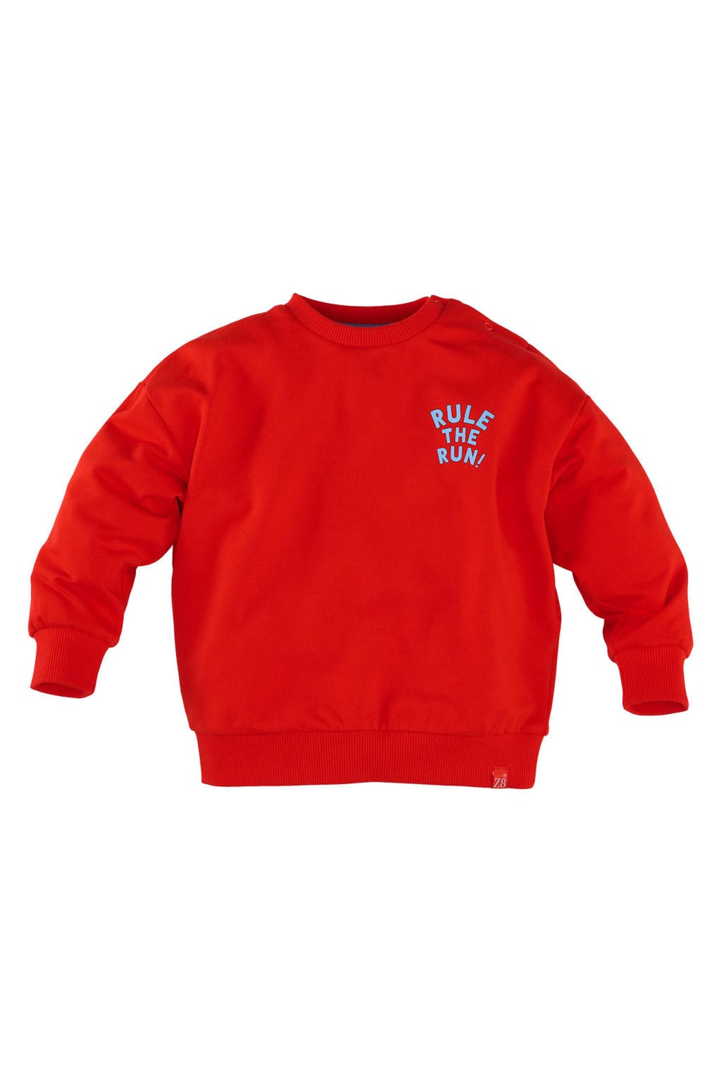 Z8 mini sweater Deen met backprint rood