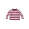 Z8 mini gestreepte longsleeve - roze/donkerrood