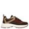 Manfield chunky leren sneakers - bruin