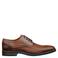 Van Lier leren veterschoenen - cognac